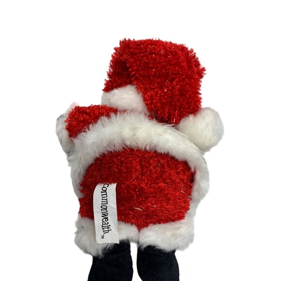 Commonwealth Plush Santa Claus Stuffed Animal Toy Doll 1999 9 in tall Red White - Picture 4 of 4